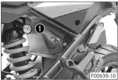 KTM 1090 Adventure (2016) - Serrure de selle - 1
