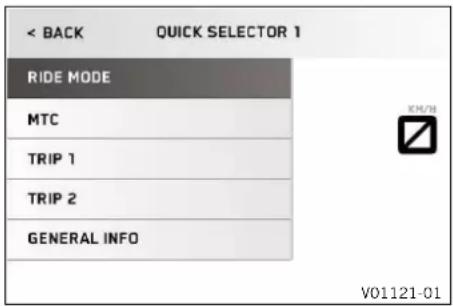 KTM 790 Duke (2024) - Quick Selector 1 - 1