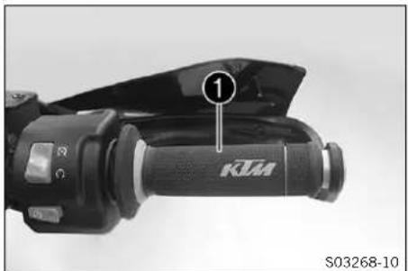KTM 690 SMC R (2024) - Poignée des gaz - 1