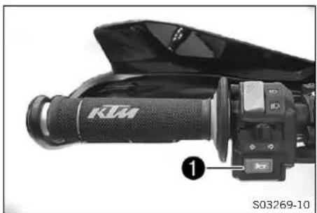 KTM 690 SMC R (2024) - Bouton d'avertisseur sonore - 1