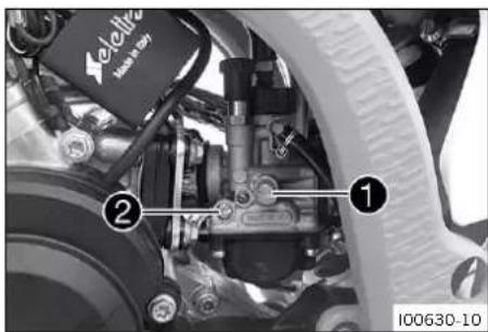 KTM 50 SX (2024) - Carburateur - ralenti - 1