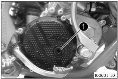 KTM 50 SX (2024) - TRAVAUX D'ENTRETIEN SUR LE MOTEUR - 1