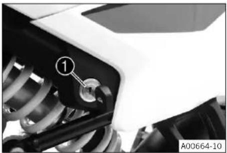 KTM 890 Adventure R Rally (2024) - Serrure de selle - 1