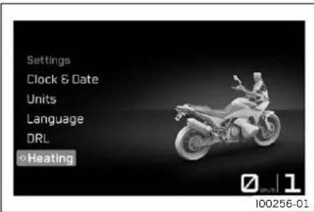 KTM 890 Adventure R Rally (2024) - Heating (fonction optionnelle) - 1