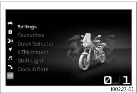 KTM 890 Adventure R Rally (2024) - Settings - 1