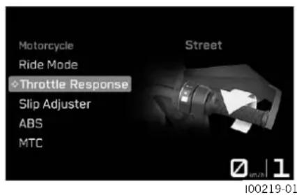 KTM 890 Adventure R (2024) - Throttle Response (en option) - 1