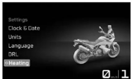 KTM 890 Adventure R (2024) - Heating (fonction optionnelle) - 1