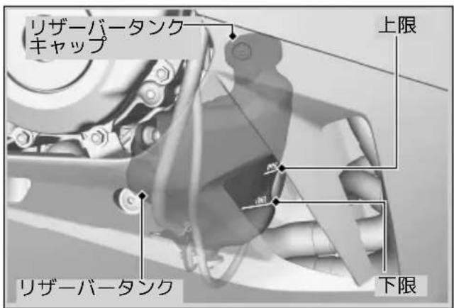 Honda CBR600RR (2024) - 冷却水の量の点検 - 1