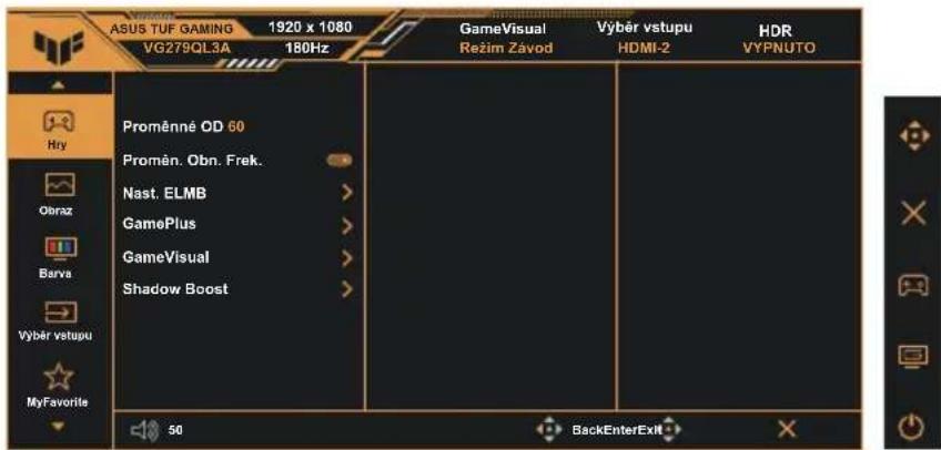 ASUS TUF Gaming VG279QL3A - Změna konfigurace - 1
