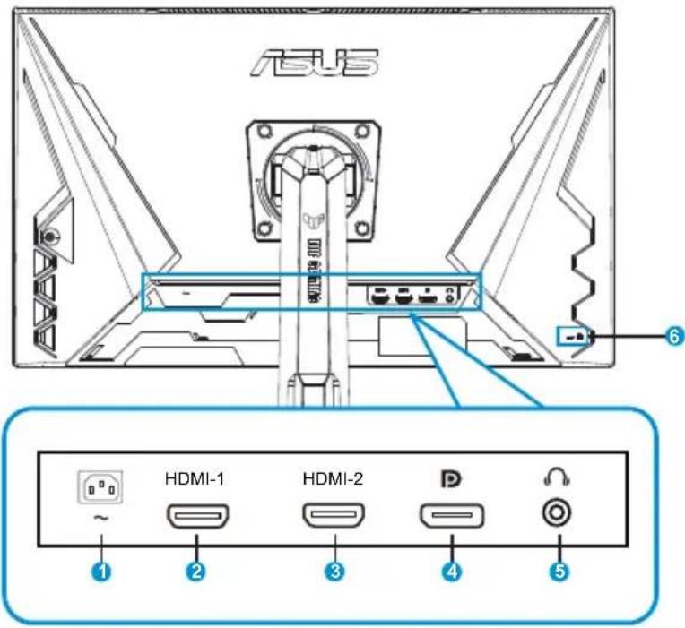 ASUS TUF Gaming VG279QL3A - Zadní strana LCD monitoru - 1