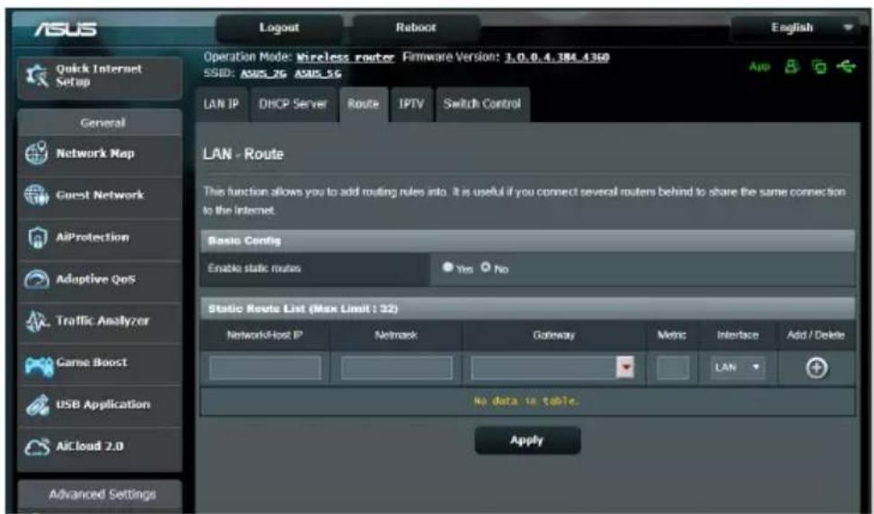 ASUS RT-AX82U V2 - Routage - 1