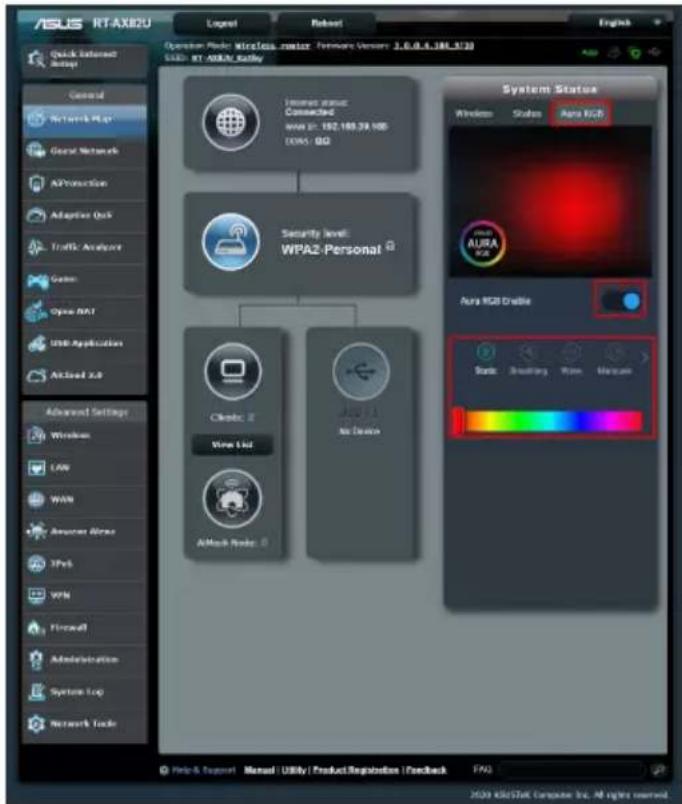 ASUS RT-AX82U V2 - Pour vous connecter à l'interface de gestion : - 3