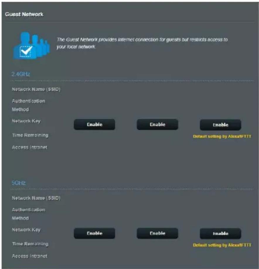 ASUS RT-AX82U V2 - Pour créer un réseau invité : - 1