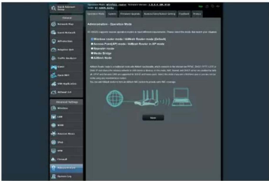 ASUS RT-AX82U V2 - Mode de fonctionnement - 1