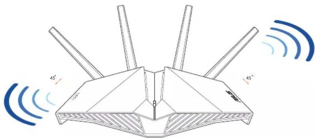 ASUS RT-AX82U V2 - Placer le routeur Wi-Fi - 1