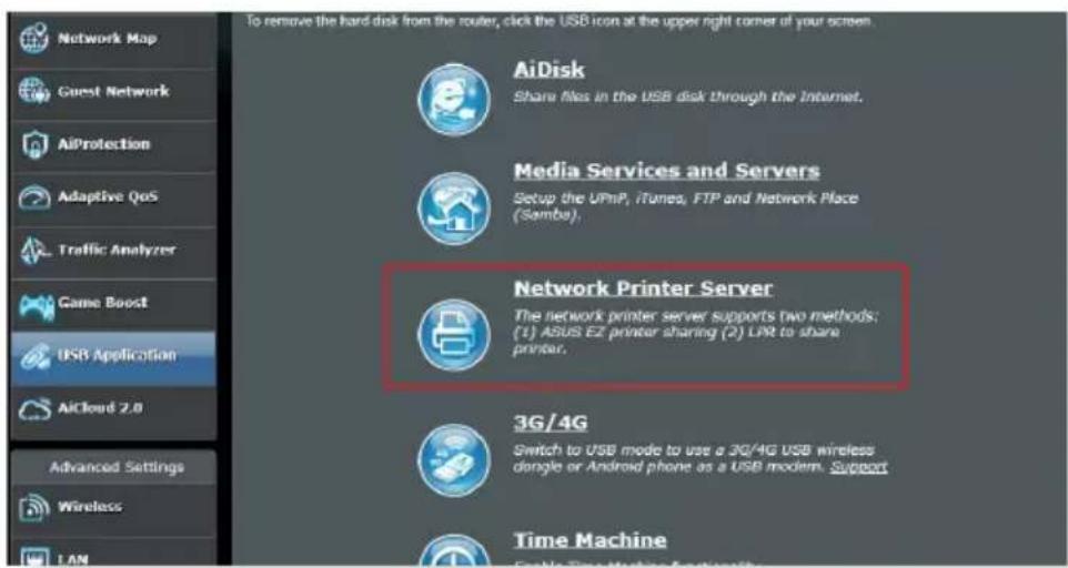 ASUS RT-AX82U V2 - Utilitaire ASUS EZ Printer Sharing - 1
