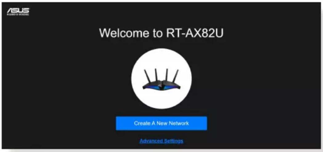 ASUS RT-AX82U V2 - Utilisation de l'assistant de configuration internet avec autodétection : - 1