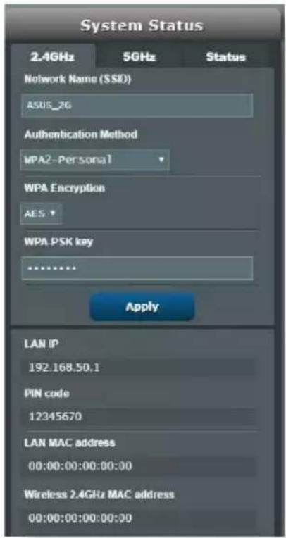 ASUS RT-AX82U V2 - Pour configurer les paramètres de sécurité Wi-Fi : - 1