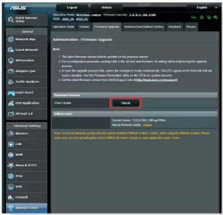 ASUS RT-AX82U V2 - Mettez à jour le firmware. - 1