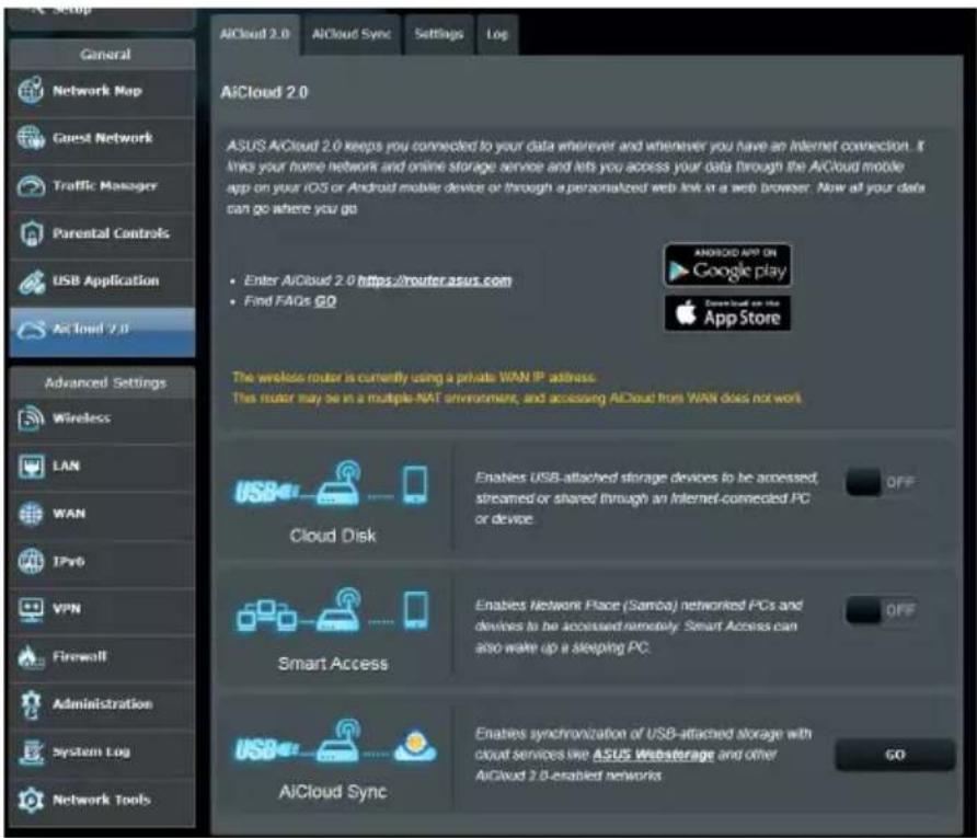 ASUS RT-AX82U V2 - Utiliser AiCloud 2.0 - 1