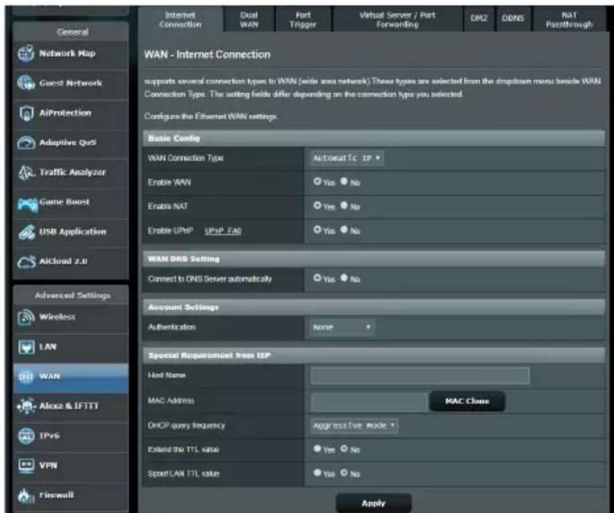 ASUS RT-AX3000 V2 - Connexion internet - 1