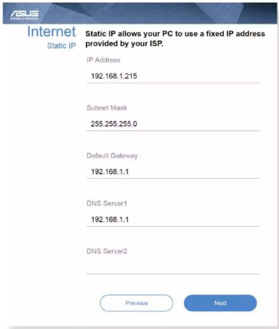 ASUS RT-AX3000 V2 - Connexion à adresse IP statique - 1