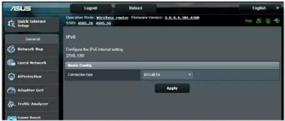 ASUS RT-AX3000 V2 - IPv6 (Protocole IPv6) - 1