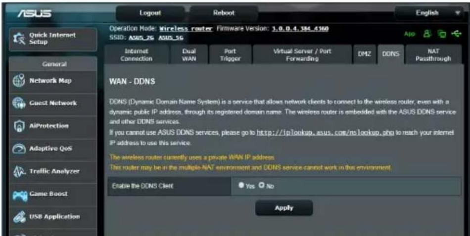 ASUS RT-AX3000 V2 - Service DDNS - 1