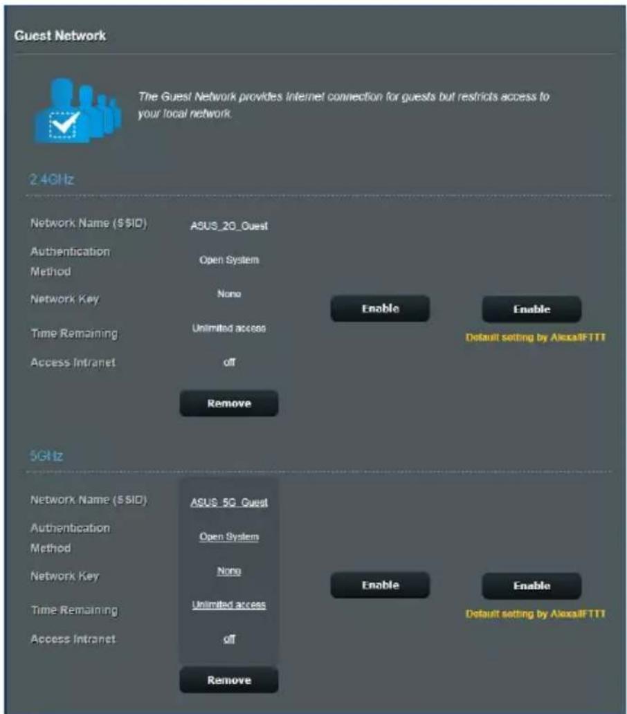 ASUS RT-AX3000 V2 - Pour creer un réseau invite : - 2