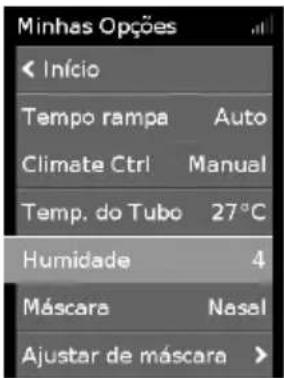 ResMed ClimateLineAir Oxy - Nível de humidade - 1