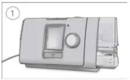 ResMed ClimateLineAir Oxy - セットアップ - 1