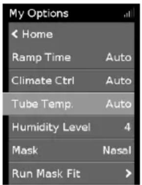 ResMed ClimateLineAir Oxy - Tube Temperature (Csöhömérséklet) - 1