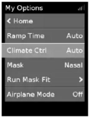 ResMed ClimateLineAir Oxy - Climate Control Manual (Kézi Climate Control) - 1