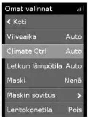 ResMed ClimateLineAir Oxy - Climate Controlin Manual-asetus - 1