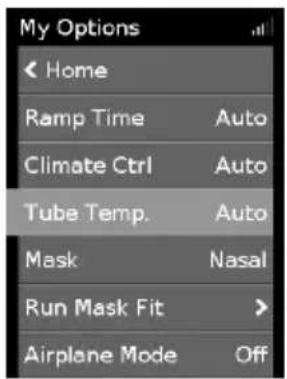 ResMed ClimateLineAir Oxy - Climate Control Auto - 8
