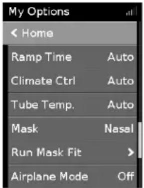 ResMed ClimateLineAir Oxy - Climate Control Manual(수동) - 1