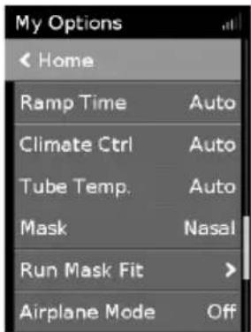 ResMed ClimateLineAir Oxy - Climate Control Manual (Ručna regulacija klime) - 1