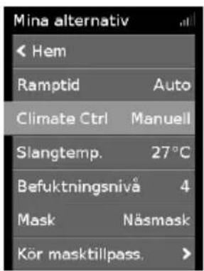 ResMed ClimateLineAir Oxy - Befuktighetsnivå - 3