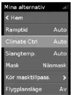ResMed ClimateLineAir Oxy - Climate Control – Manuell - 1