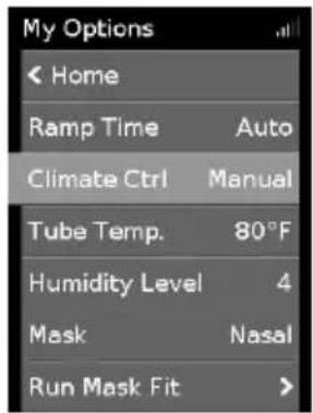 ResMed ClimateLineAir Oxy - Humidity Level (Ниво на влажност) - 3