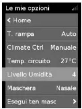 ResMed ClimateLineAir Oxy - Livello di umidità - 1