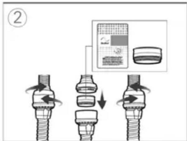 ResMed AirMini - Gebruik van de neus- of kussenconnector - 2