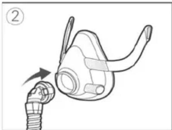 ResMed AirMini - Utilisation du connecteur facial - 2