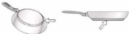 ELICA EIV536BL - RECOMMENDED PAN BOTTOM DIAMETERS IMPORTANT - 1
