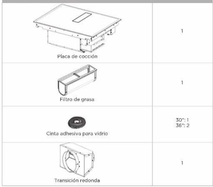 ELICA ENF430BL - LISTA DE MATERIALES - 1