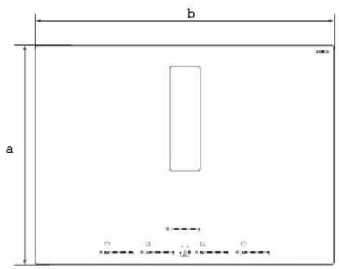 ELICA ENF430BL - DIMENSIONS DU PRODUIT - 1