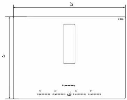 ELICA ENF430BL - PRODUCT DIMENSIONS - 1
