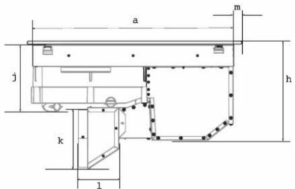 ELICA ENF430BL - PRODUCT DIMENSIONS - 3