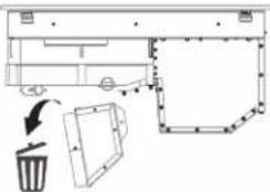 ELICA ENF430BL - PREPARING THE CABINET FOR INSTALLATION: - 1