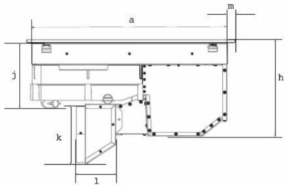 ELICA ENF430BL - DIMENSIONES DEL PRODUCTO - 3